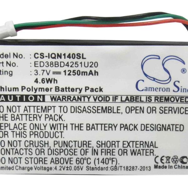 Garmin CS-IQN140SL - replacement battery for Garmin  Fixed size