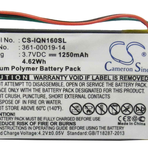 Garmin CS-IQN160SL - replacement battery for Garmin  Fixed size