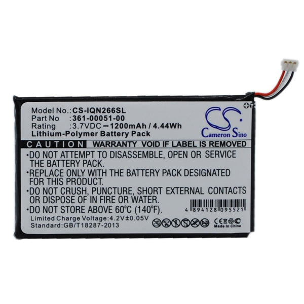 Garmin CS-IQN266SL - replacement battery for Garmin  Fixed size