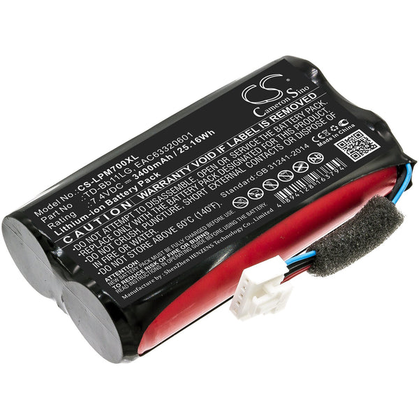 LG CS-LPM700XL - replacement battery for LG  Fixed size