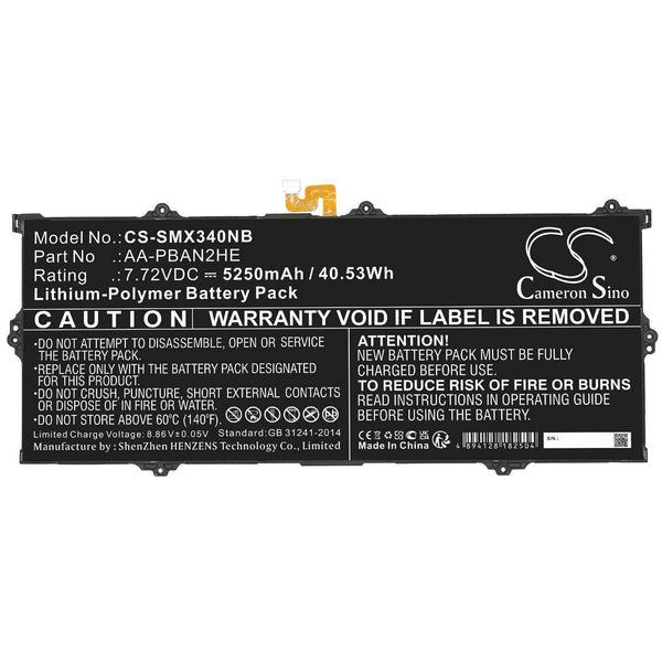 Samsung CS-SMX340NB - replacement battery for SAMSUNG  Fixed size