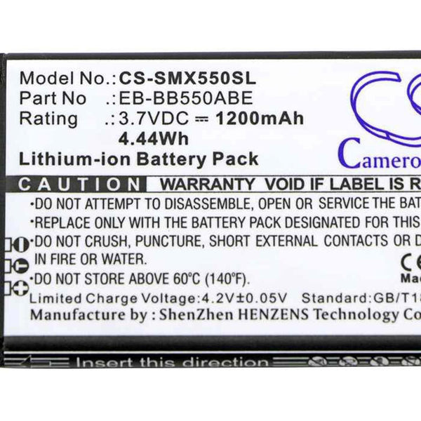 Samsung CS-SMX550SL - replacement battery for SAMSUNG  Fixed size