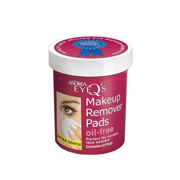 Andrea Eye Q's Makeup Remover Pads - Oil free (65 pads)  Fixed size