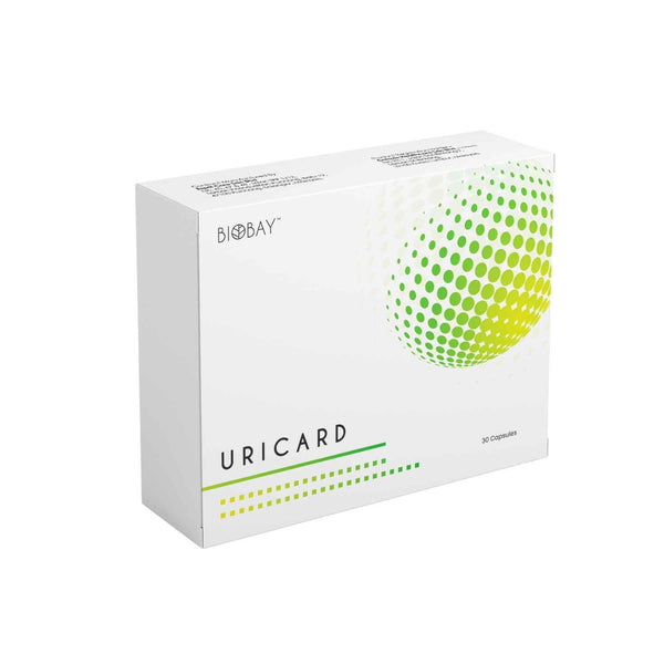 Biobay Biobay Uricard (30's x 410mg) Vegetable Capsules for Uric Acid Balancer & Reduce Joint Inflammation  Fixed Size