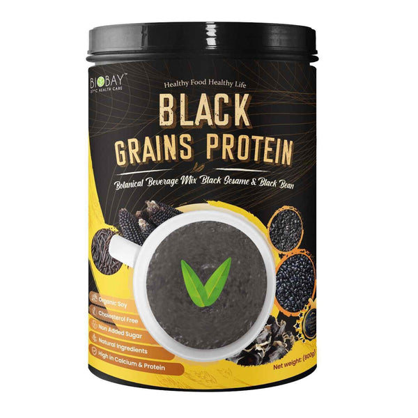 Biobay Biobay Black Grains Protein (800g) Nutritional Healthy Drinks, Low Cholesterol & Promotes Hair Growth  Fixed Size