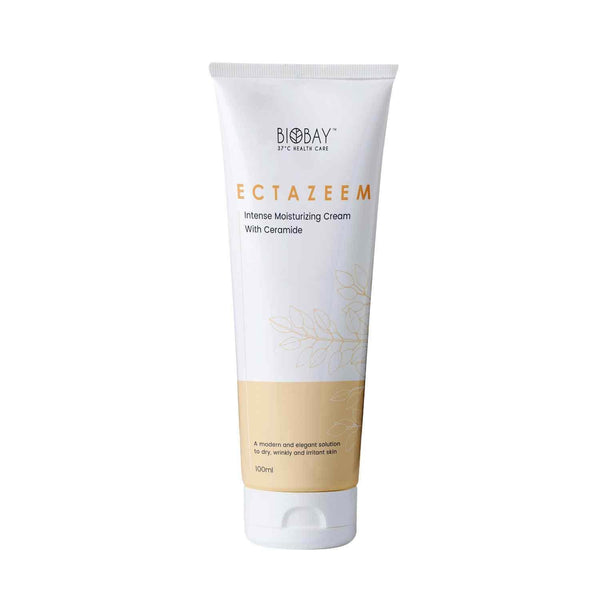 Biobay BIOBAY Ectazeem Intense Moisturizing Cream (100ml) with Ceramide for Eczema & Sensitive Dry Skin  Fixed Size