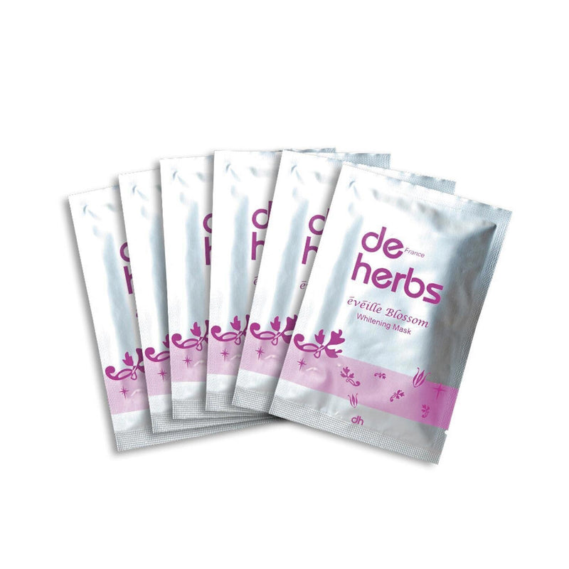 de herbs ?v?ille Blossom Whitening Mask 6 sheet mask  Fixed Size