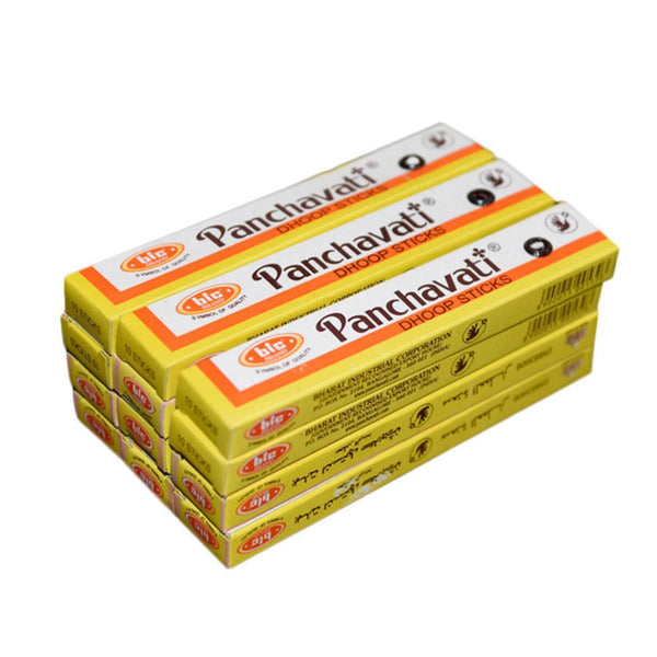 Cada Pine Sandalwood PANCHAVATI International Incense-Long Dhoop Stick -12 Boxes  12 boxes set
