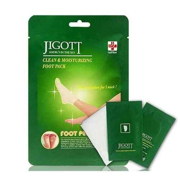 Jigott CLEAN & MOISTURIZING FOOT PACK(1 pair)  Fixed Size