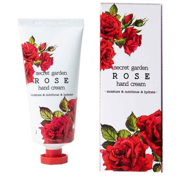 Jigott Secret Garden Hand Cream (Rose) 100ml  Fixed Size
