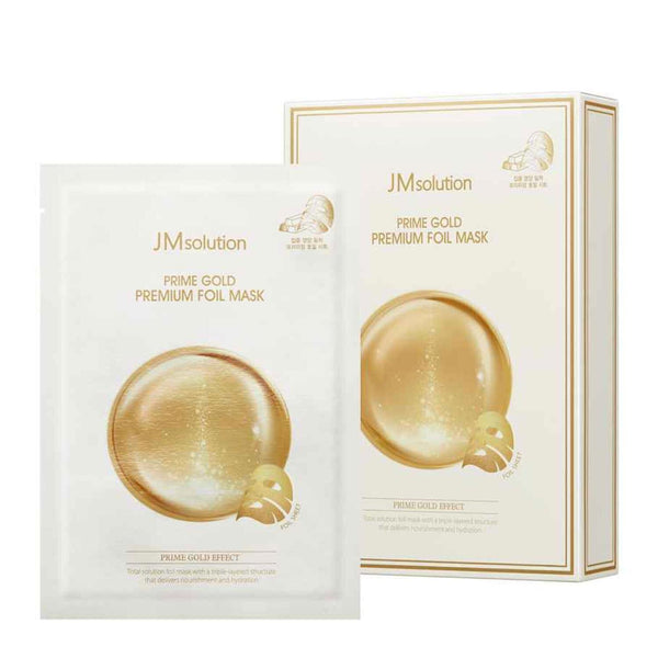 JM Solution Prime Gold Premium Foil Mask  10pcs