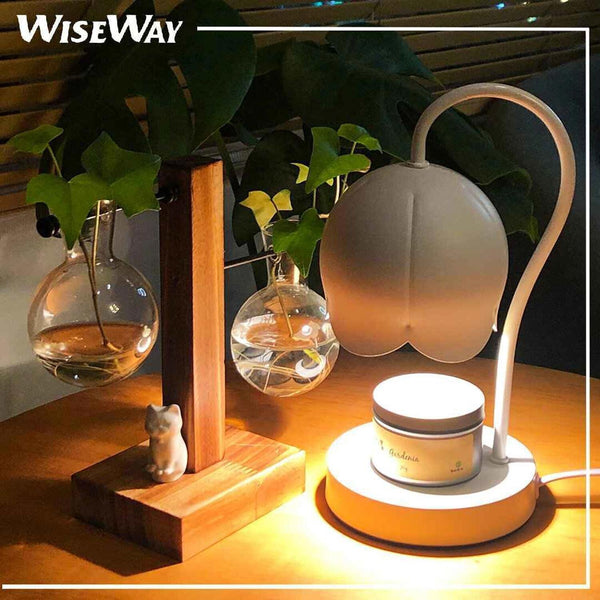 Wiseway Aroma Candle Warmer Table Bedside Lamp  Fixed Size