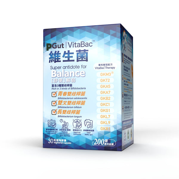 PGut PGut VitaBac Super antidote for Balance  Fixed Size
