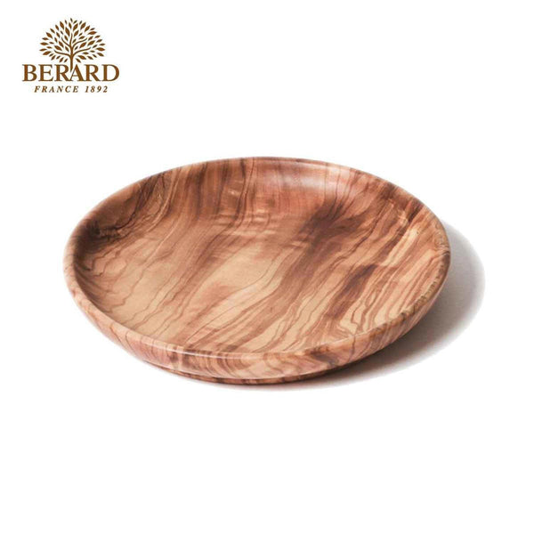 Berard Olive Wood Plate 22cm  Fixed Size