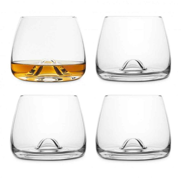 Final Touch Lead-Free Crystal Whiskey Glass 300ml (Set of 4)  Fixed Size