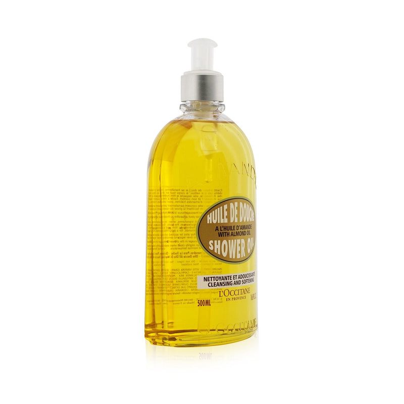 L'Occitane Almond Cleansing & Soothing Shower Oil  500ml/16.7oz