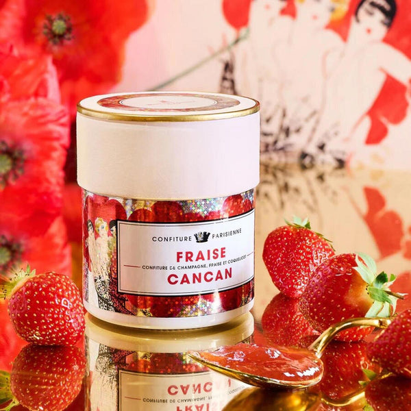 CONFITURE PARISIENNE Fraise Cancan x Moulin Rouge (FRAISE CANCAN)?250g #french handmade jam?Best Before: 09/2025?  Fixed Size