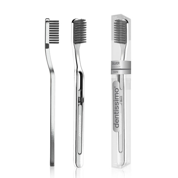 dentissimo (Premium Series) Silver Hard Toothbrush (40g)  Fixed Size