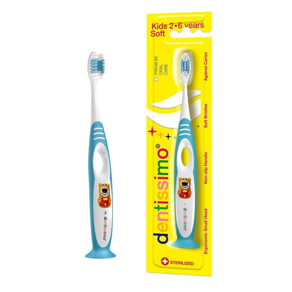 dentissimo Kids 2-6 Years Soft Bristles Toothbrush (Blue)  Fixed Size