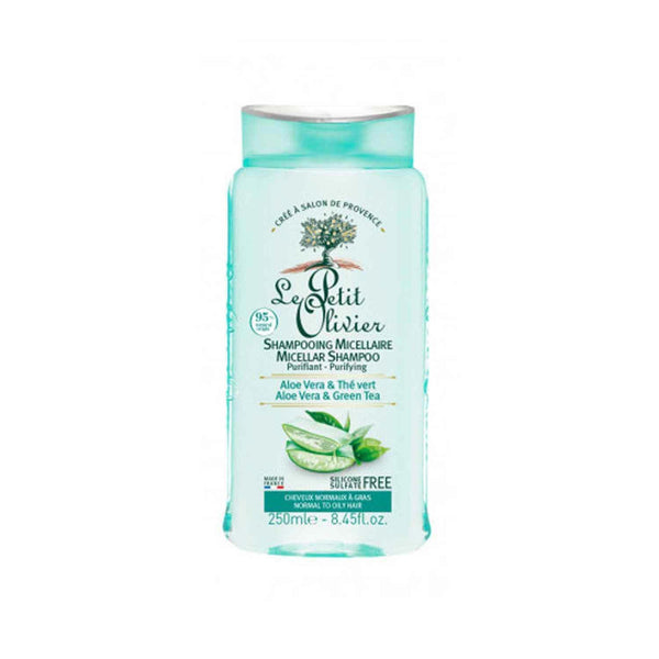 Le Petit Olivier Aloe Vera & Green Tea Micellar Shampoo - Normal to Oily Hair 250ml  Fixed Size