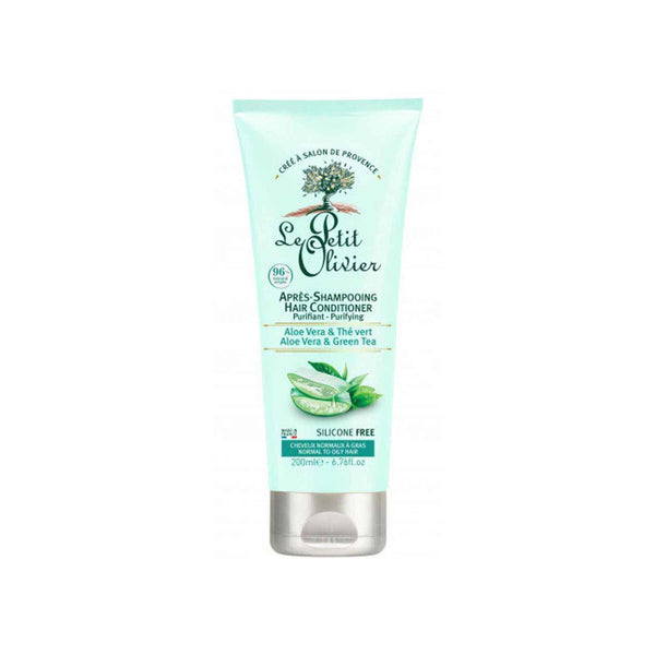 Le Petit Olivier Aloe Vera & Green Tea Hair Conditioner - Normal to Oily Hair 200ml  Fixed Size