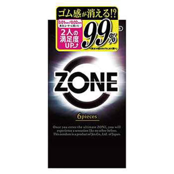 Jex JEX ZONE Stealth Jelly Condom(6Pcs)  Fixed Size
