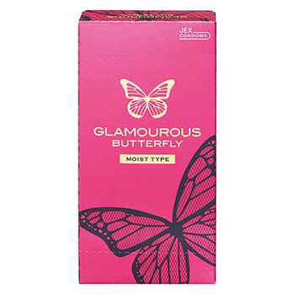Jex JEX Glamourous Butterfly Moist Type Condom(6Pcs)  Fixed Size