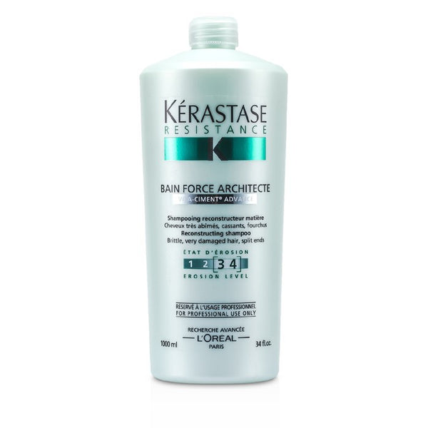 Kerastase Resistance Bain Force Architecte Reconstructing Shampoo (For Brittle, Very Damaged Hair, Split Ends) 1000ml/34oz