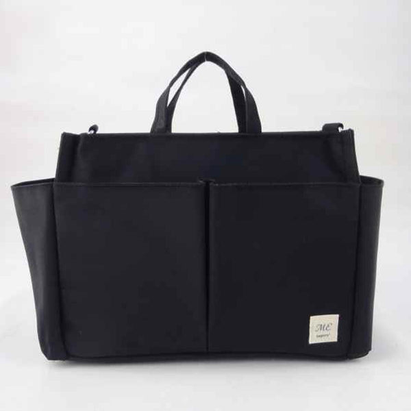 bagtory ME Small Several Pockets Handbag, Black, Mommy Tote Bag, Multi-Purpose Storage Bag, Organizer  Fixed Size