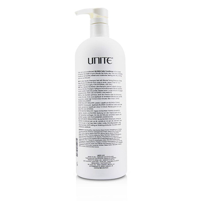 Unite BLONDA Daily Condition (Daily Blonde Conditioner) 1000ml/33.8oz