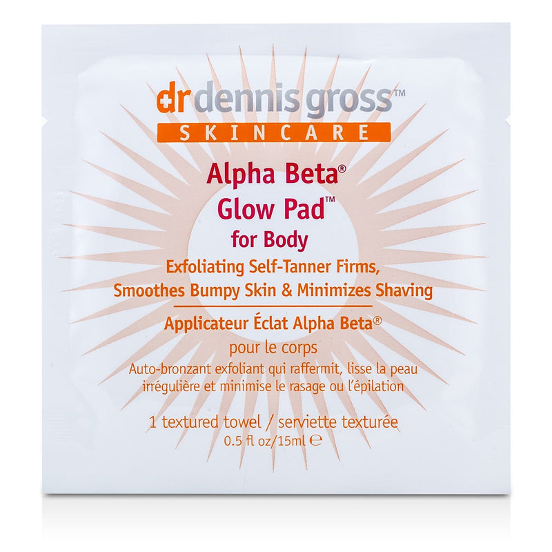 Dr Dennis Gross Alpha Beta Glow Pad for Body  8 Towelettes