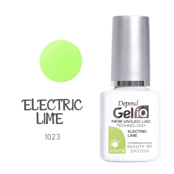 DEPEND COSMETIC Gel iQ UV/LED Polish - Electric Lime #1023  Fixed Size