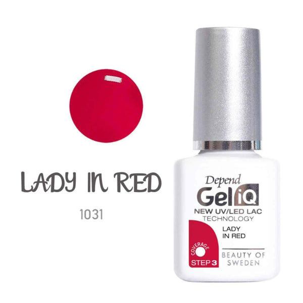 DEPEND COSMETIC Gel iQ UV/LED Polish - Lady in Red #1031  Fixed Size