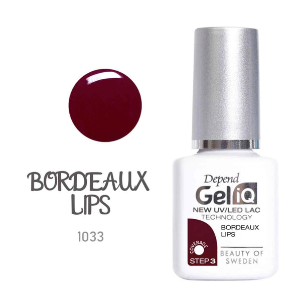 DEPEND COSMETIC Gel iQ UV/LED Polish - Bordeaux Lips #1033  Fixed Size