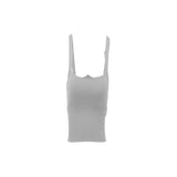 Titika Azalea Square Neck Tank  Light Grey - XL