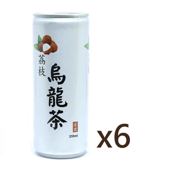 Lucky Me Lucky Me Lychee Oolong Tea 250ml 6bottles  Fixed Size