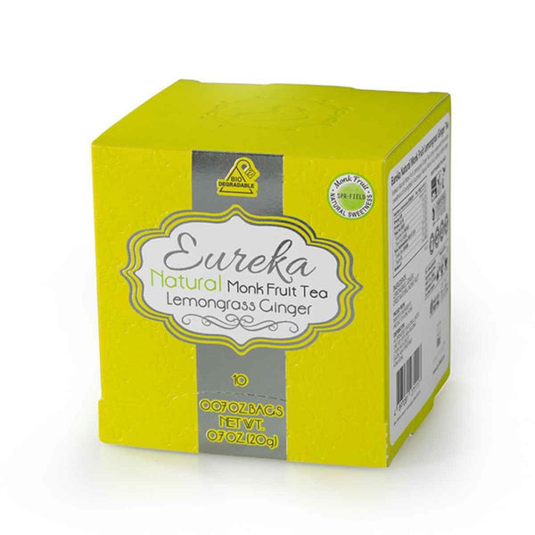 Eureka Natural Monk Fruit Lemongrass Ginger Tea  2g x 10pcs