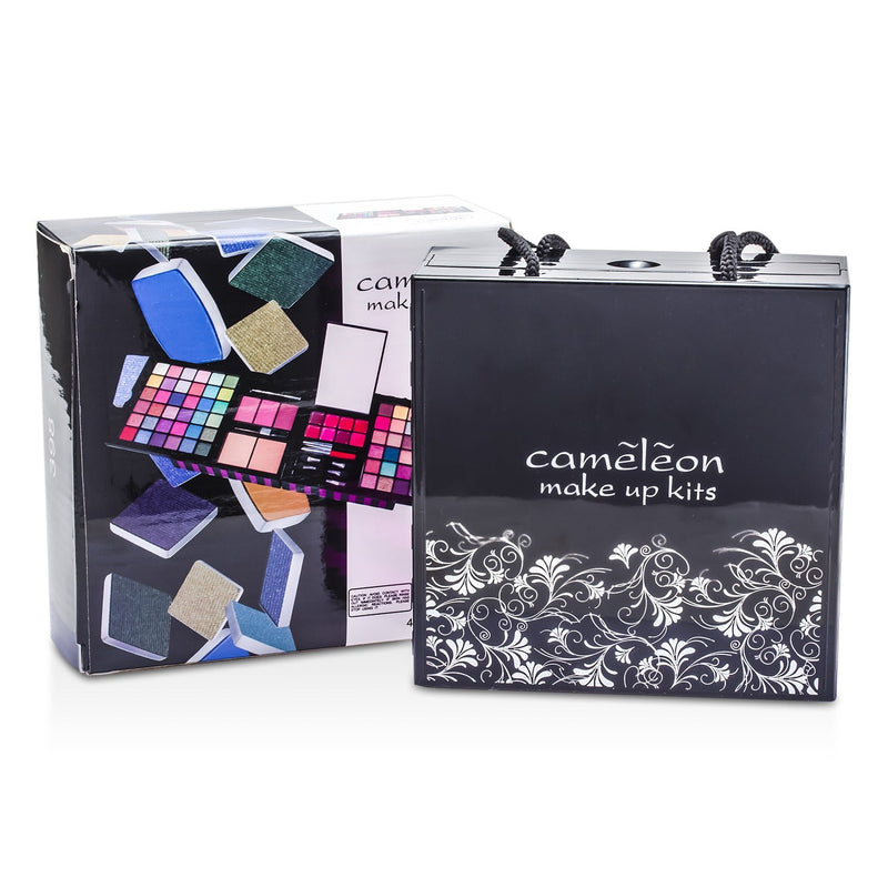 Cameleon MakeUp Kit 398: (72x Eyeshadow, 2x Powder, 3x Blush, 8x Lipgloss, 1x Mini Mascara, 6x Applicator)