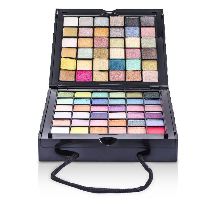 Cameleon MakeUp Kit 398: (72x Eyeshadow, 2x Powder, 3x Blush, 8x Lipgloss, 1x Mini Mascara, 6x Applicator)