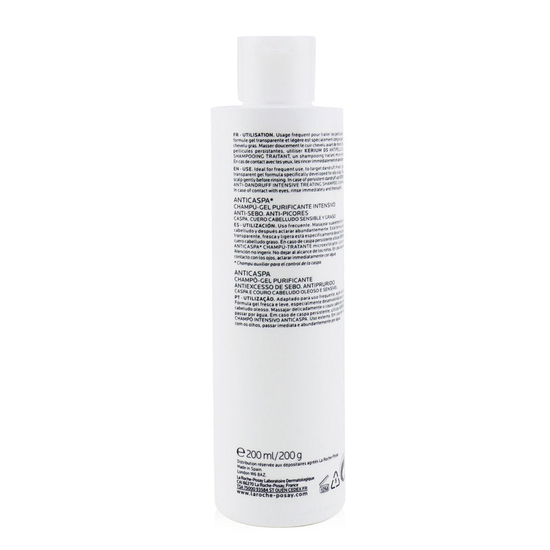 La Roche Posay Kerium Anti-Dandruff Micro-Exfoliating LHA Gel Shampoo (For Oily Scalp) 