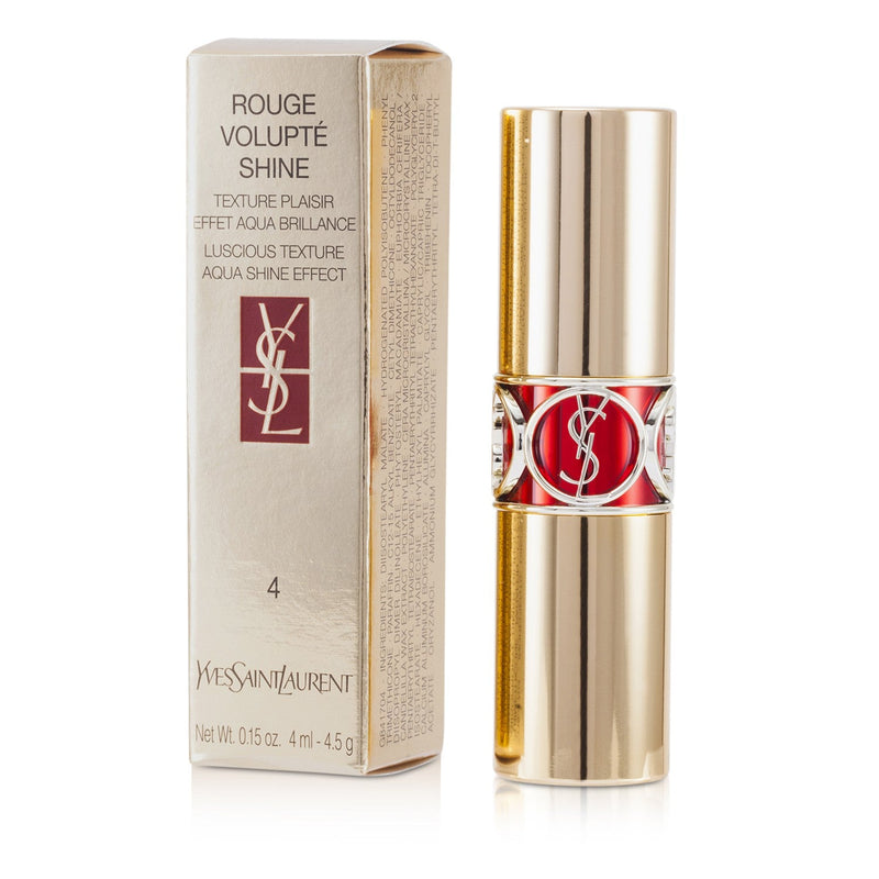 Yves Saint Laurent Rouge Volupte Shine - # 4 Rouge In Danger/ Rouge Ballet  3.2g/0.11oz