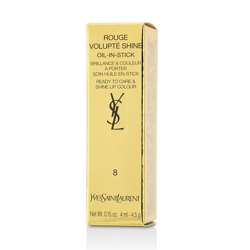 Yves Saint Laurent Rouge Volupte Shine - # 8 Pink In Confidence/ Pink Blouson  3.2g/0.11oz