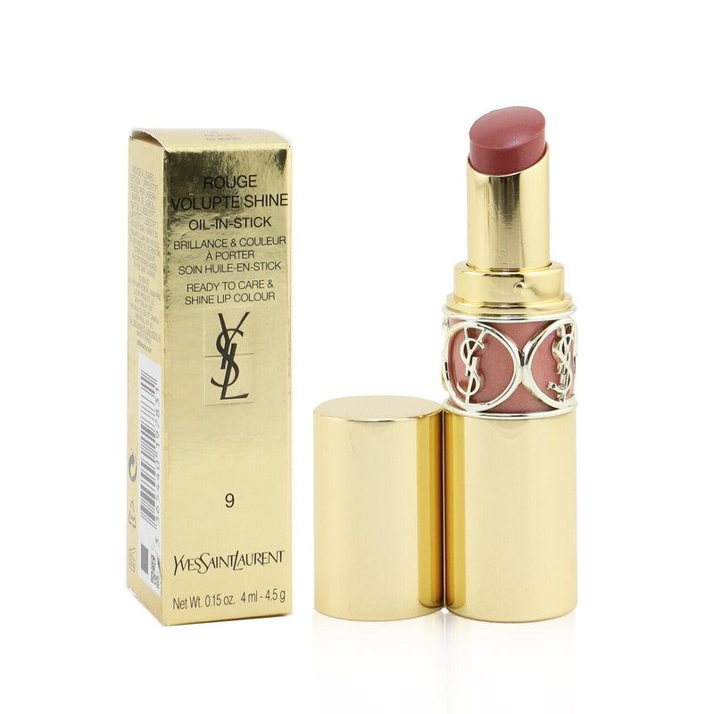 Yves Saint Laurent Rouge Volupte Shine - # 9 Nude In Private/ Nude Sheer  3.2g/0.11oz