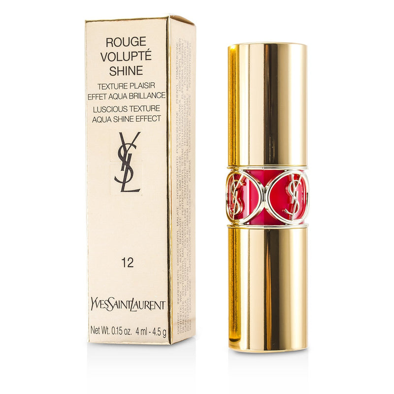 Yves Saint Laurent Rouge Volupte Shine - # 12 Coral Incandescent/ Corail Dolman  3.2g/0.11oz