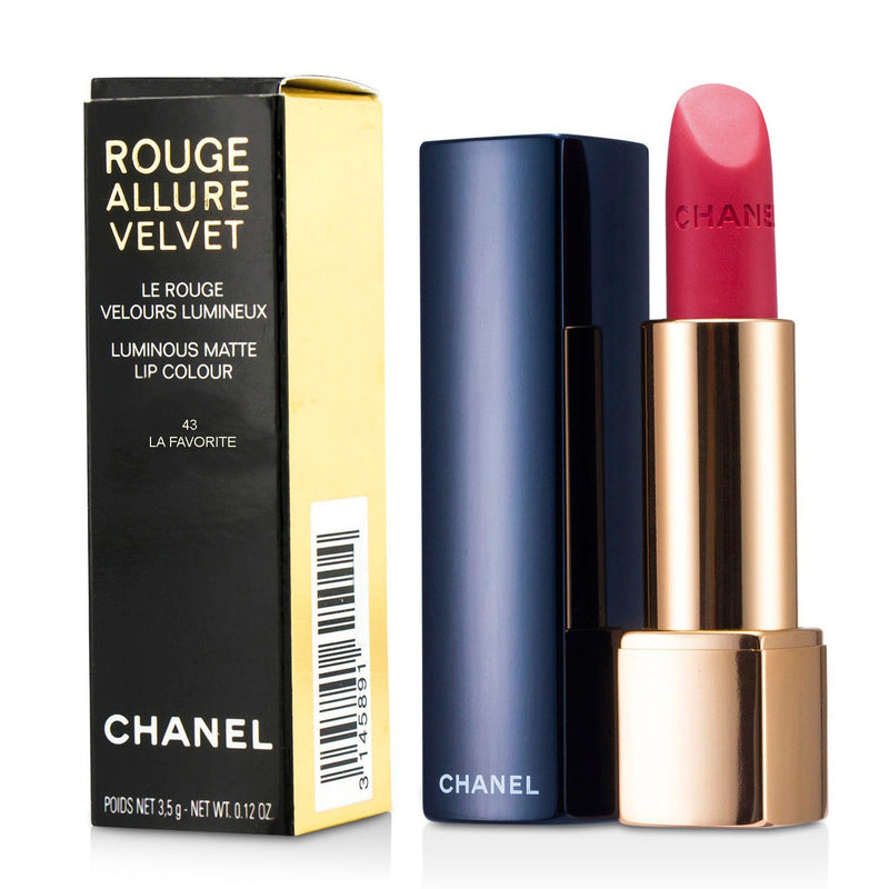 Chanel Rouge Allure Velvet - # 43 La Favorite 3.5g/0.12oz
