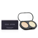 Bobbi Brown New Creamy Concealer Kit - Warm Ivory Creamy Concealer + Pale Yellow Sheer Finish Pressed Powder  3.1g/0.11oz