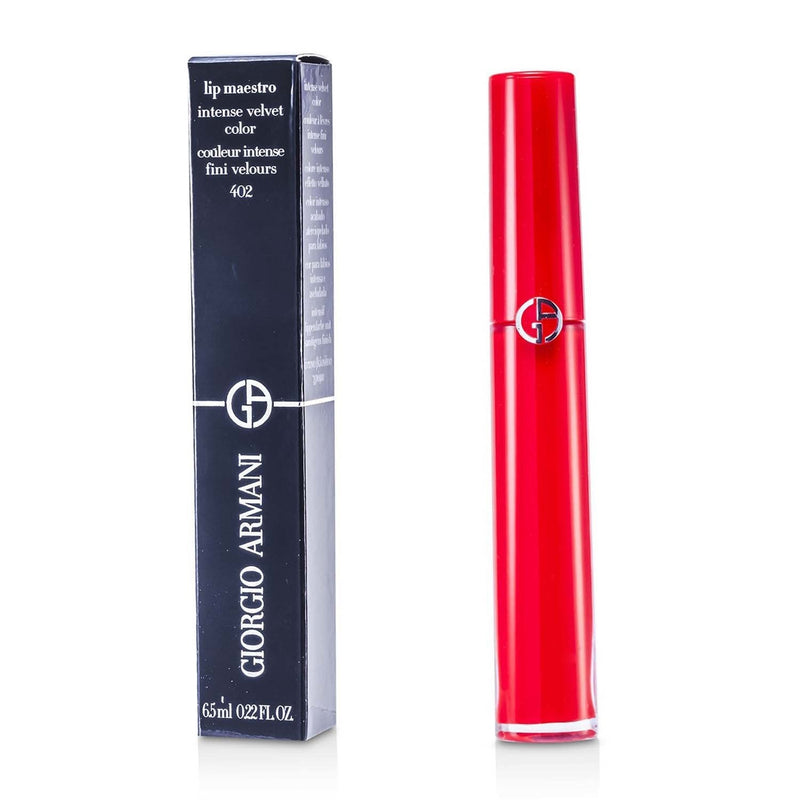 Giorgio Armani Lip Maestro Intense Velvet Color (Liquid Lipstick) - # 402 (Chinese Lacquer) 