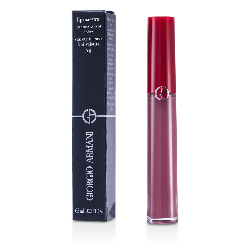 Giorgio Armani Lip Maestro Intense Velvet Color (Liquid Lipstick) - # 501 (Casual Pink) 