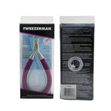 Tweezerman Grip & Snip Spiral Spring Cuticle Nipper - # Lollypop Berry