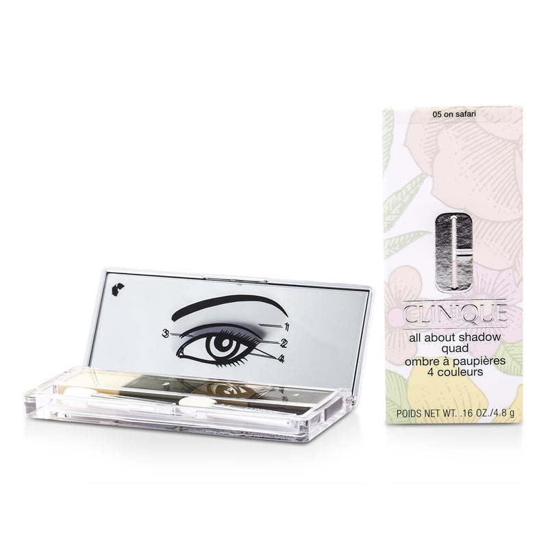 Clinique All About Shadow Quad - # 05 On Safari  4x1.2g/0.04oz